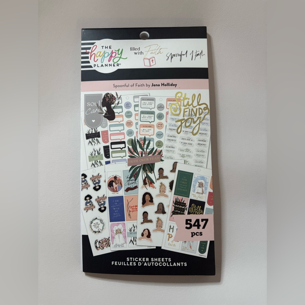 The Happy Planner Spoonful Of Faith Sticker Sheets